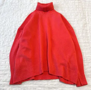 새상품급 BEAUTY&YOUTH 울 캐시미어 터틀 니트