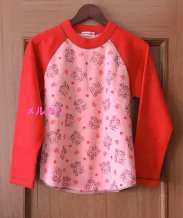 LOVERS HOUSE 플리스 래글런 상의 멜리 켄 수라바