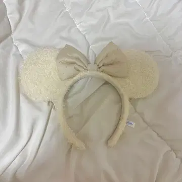 미니 머리띠 2025년 베이지 리본 포함