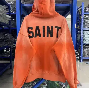 SAINT 로고 후드티