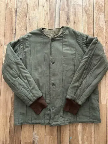 체코군 M-60 라이너 자켓 빈티지 퀼팅 1966년 2