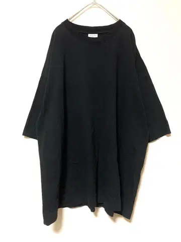 드리스반노튼 오버 사이즈 t셔츠 코튼 반팔 남성용 블랙