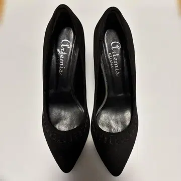 Artemis 블랙 스웨이드 하이힐 24cm