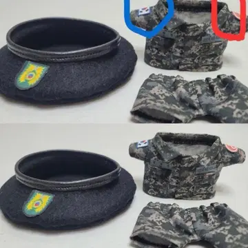 1점 한정 레어 BTS 정국 인형 10cm용 군복 도그태그 포함