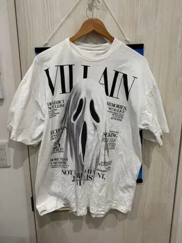 Doublet 25AW VILLAIN 화이트 셔츠 M