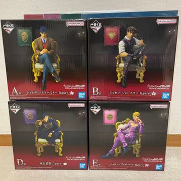 제일복권 죠죠 월드 죠죠의 기묘한 모험 피규어 A, B, D, E상