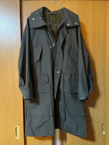 UNIQLO U 유니클로 롱 코트 후드