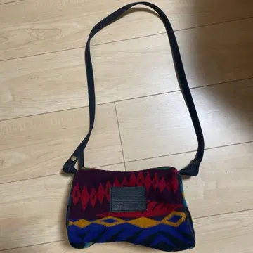 펜들턴 기하학 패턴 숄더백