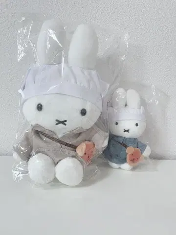 미피 오야츠도 에이프런 원피스 봉제 인형 에이프런 원피스 마스코트