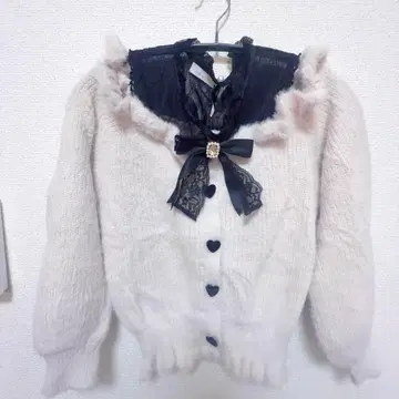 LIZLISA 레이어드 스타일 어깨 트임 니트 핑크