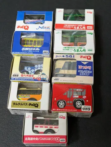 초로Q 버스 미니카 9개 세트