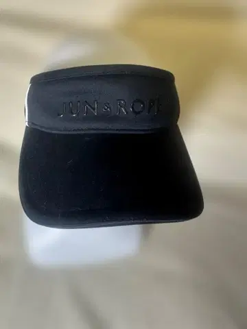 JUN&ROPE 블랙 바이저 리본 포함