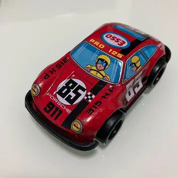 양철제 포르쉐풍 미니카 일본제 약 11cm