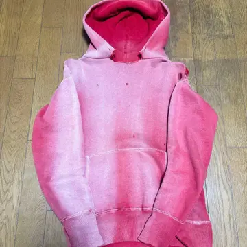 50s Hanes 선 페이드 후드티