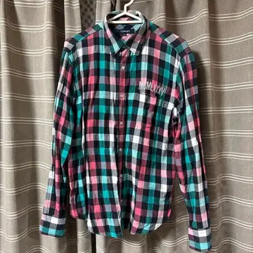 TOMMY XL 체크 무늬 셔츠