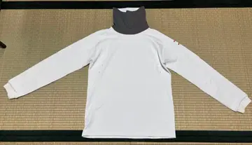 하이넥 긴팔 셔츠 화이트