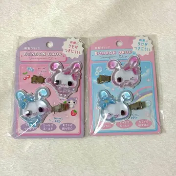 [12시간 이내 발송] 캔디 트윈즈 봉봉 드롭 앞머리 클립 2종