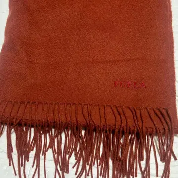 FURLA 머플러 오렌지 레드