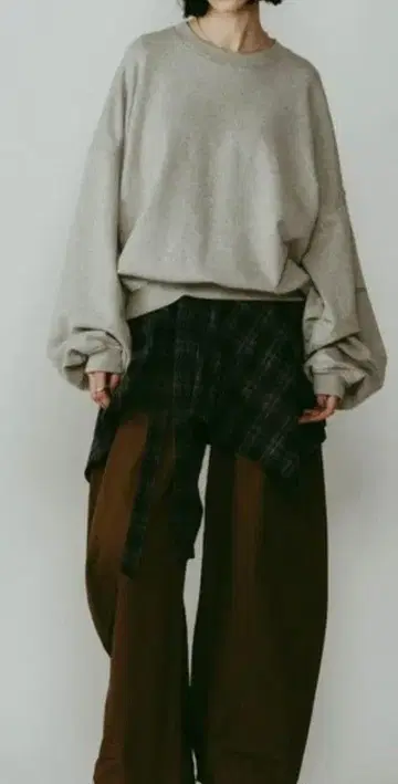 크누 스머프 오버 사이즈 맨투맨