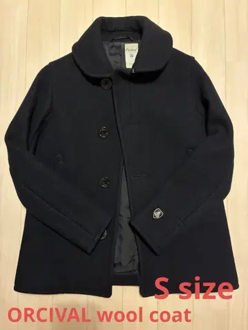 ORCIVAL 울 코트 네이비 S