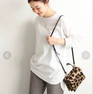 IENA 라운드 테일 풀오버 화이트