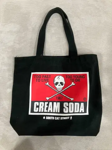 CREAM SODA 토트백 블랙