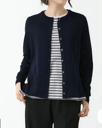 크로커다일 어른의 BASIC 긴팔 가디건