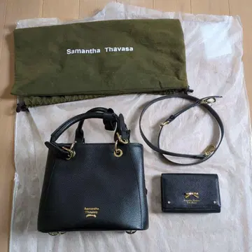 Samantha Thavasa 블랙 숄더백