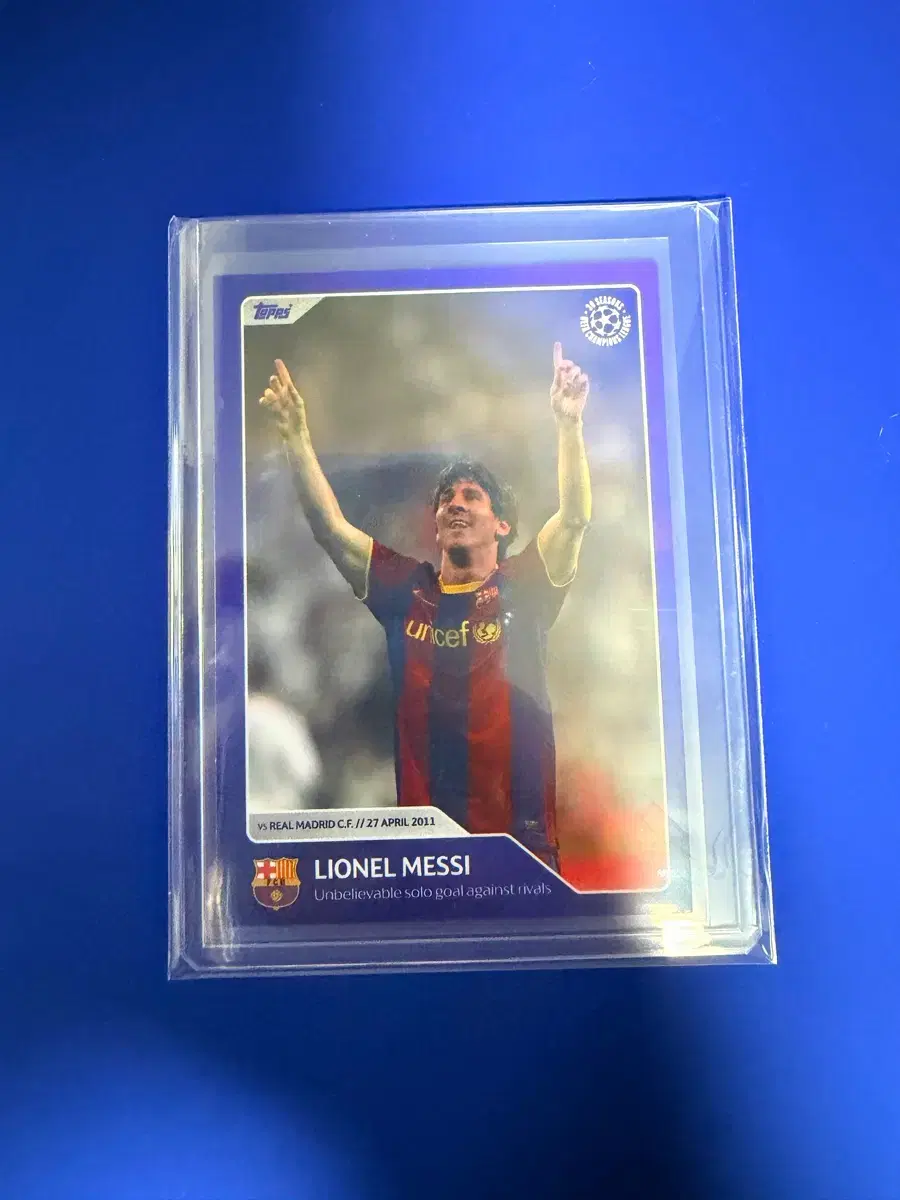 스포츠카드 Topps 탑스 리오넬 메시 Lionel Messi