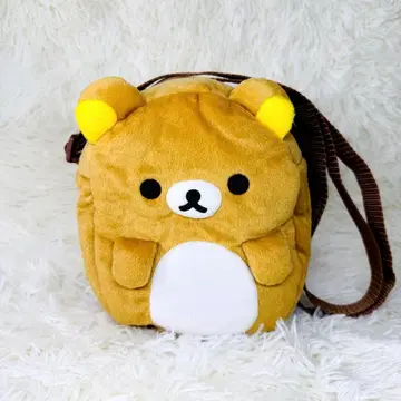 레어 새상품급 리락쿠마 다이컷 미니백 봉제 인형