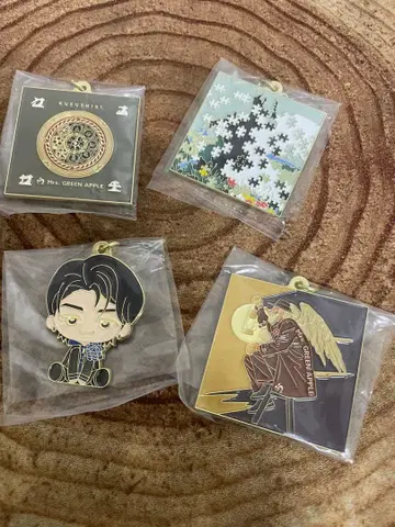 새상품급 Mrs GreenApple F상 메탈 참 4세트