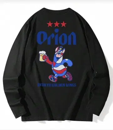 Orion 캐릭터 T셔츠 S 블랙