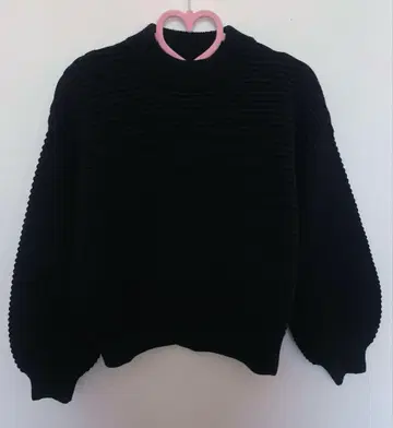 EVRIS 에브리리스 백 오픈 턱 니트