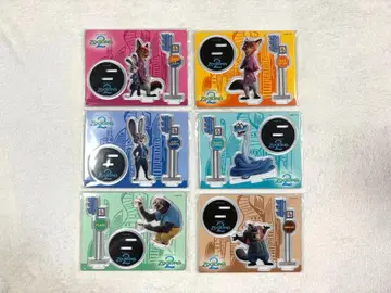 주토피아2 Happy 복권 G상 아크릴 스탠드 컴플리트 세트