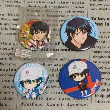 에치젠 료마 캔뱃지 4개 세트