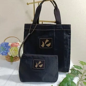 [새상품급] KitamuraKid's 블랙 나일론 토트 파우치 포함