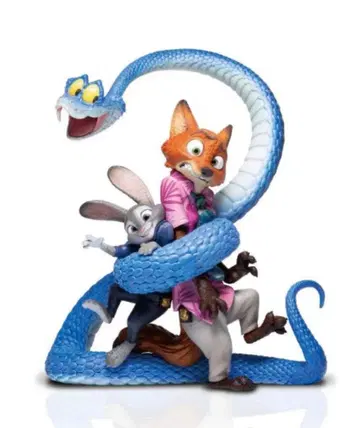 주토피아2 해피 복권 A상 포스터 피규어