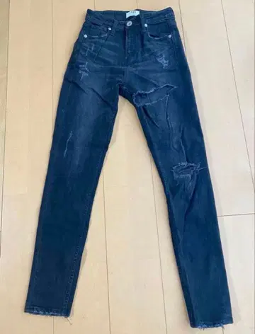 GYDA 데미지 데님 스키니 데님