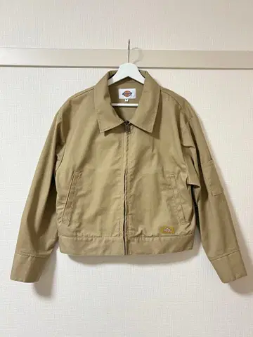 베이지 지퍼 자켓