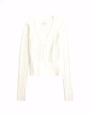 Abercrombie & Fitch 타이트핏 V넥 가디건
