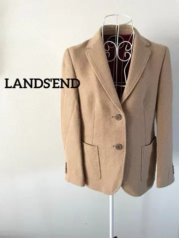 [ LANDS'END ] 테일러드 자켓 블레이저 카멜 9호