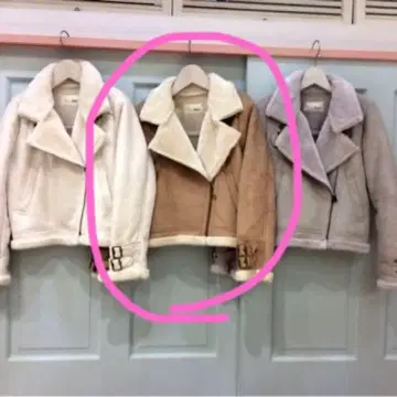 Lily Brown 릴리 브라운 무스탕 코트 자켓