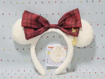 미사용 크리스마스 2025 리루린린 머리띠 도쿄 디즈니 리조트