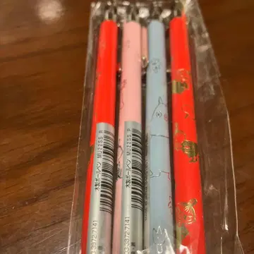 무민 볼펜 4개 세트 미이, 무민, 니요로니요로 패턴