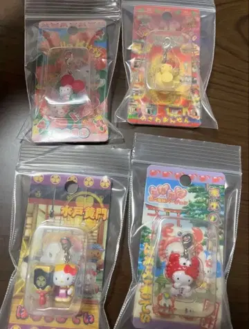 헬로키티 고토치 키티 참 4개 세트 이즈 후쿠이 미토 코몬 노자와 온천