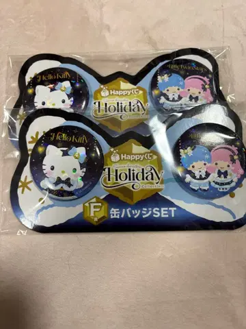 산리오 happy 복권 holiday collection 캔뱃지