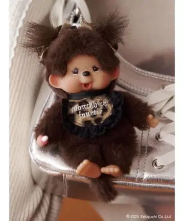 monchhichi x jouetie 레오파드 키체인 새상품