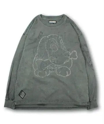 갈피 스켈레톤 윙Tee 롱t 그레이