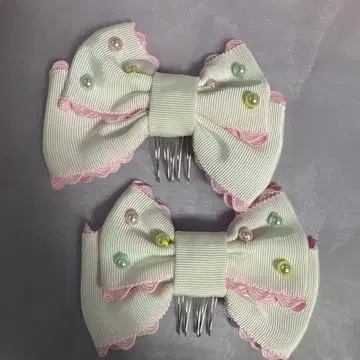 [앰플리] 펄 리본 빗