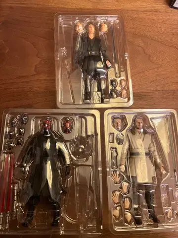 S.HFiguarts 스타워즈 3체 세트